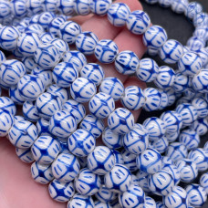 Керамика узор синий 10 мм