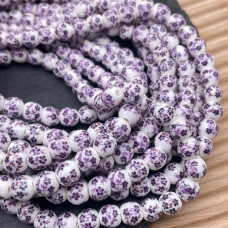 Керамика узор сиреневый гжель 8 мм