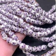 Керамика узор сиреневый гжель 8 мм