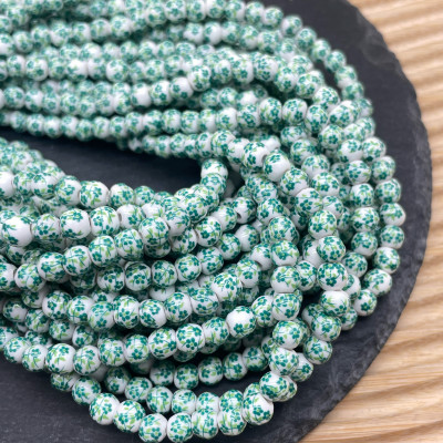 Керамика узор зеленый гжель 6 мм