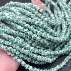 Керамика узор зеленый гжель 6 мм