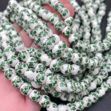 Керамика узор зеленый гжель 8 мм