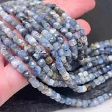 Кианит куб огранка 4 мм Кианит куб огранка 4 мм