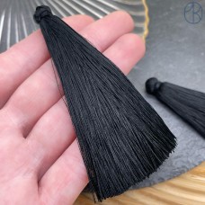 Кисть вискозный шелк Черная 9см/8мм