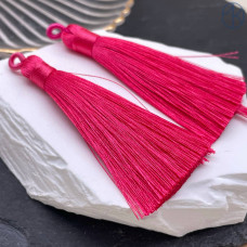 Кисть вискозный шелк фуксия 9 см