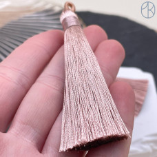 Кисть вискозный шелк пыльная роза 9 см