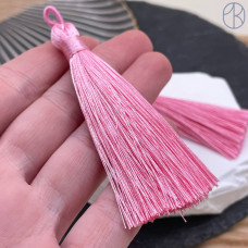 Кисть вискозный шелк розовый №1 9 см