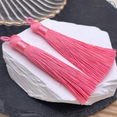 Кисть вискозный шелк розовый №2 9 см