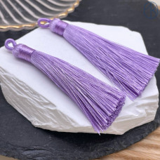 Кисть вискозный шелк сиреневая 9 см
