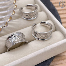 Кольцо, цвет серебро 