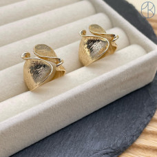 Кольцо Фриформ, цвет золото 20 мм 