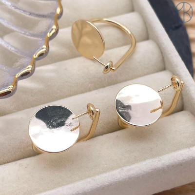 Кольцо под вклейку цвет золото