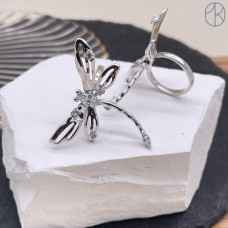 Кольцо сталь №1 цвет серебро