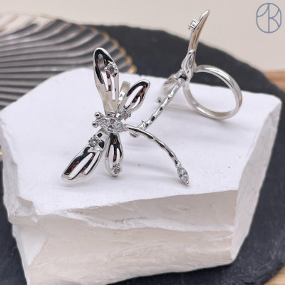 Кольцо сталь №1 цвет серебро