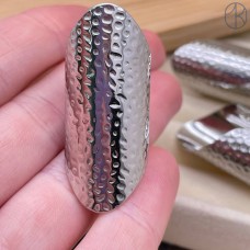 Кольцо сталь №110 цвет серебро 