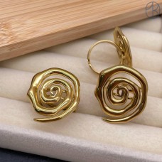 Кольцо сталь №194 цвет золото 