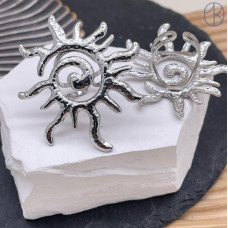 Кольцо сталь №23 цвет серебро