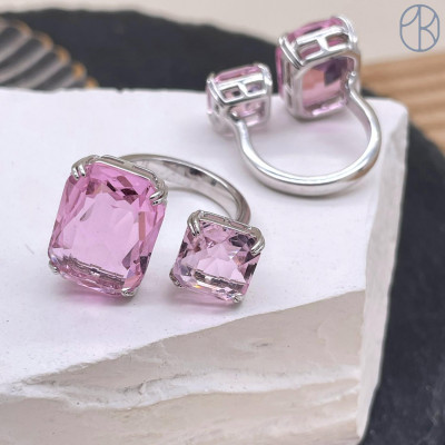 Кольцо сталь №27 цвет серебро