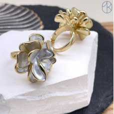 Кольцо сталь №42 цвет золото Кольцо сталь №42 цвет золото