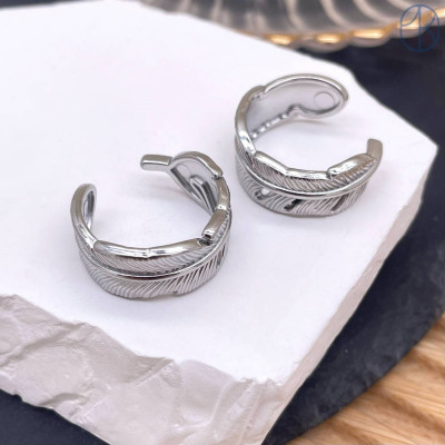 Кольцо сталь №51 цвет серебро