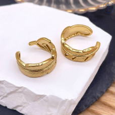 Кольцо сталь №51 цвет золото Кольцо сталь №51 цвет золото