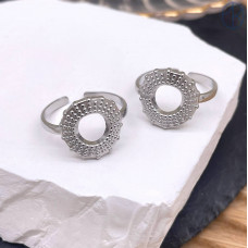 Кольцо сталь №55 цвет серебро Кольцо сталь №55 цвет серебро