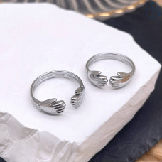 Кольцо сталь №57 цвет серебро Кольцо сталь №57 цвет серебро