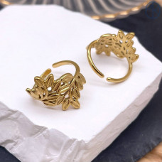 Кольцо сталь №58 цвет золото Кольцо сталь №58 цвет золото