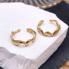 Кольцо сталь №59 цвет золото Кольцо сталь №59 цвет золото