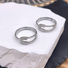 Кольцо сталь №63 цвет серебро Кольцо сталь №63 цвет серебро