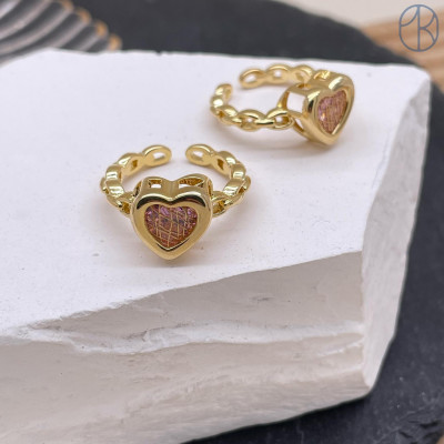 Кольцо сталь №8 цвет золото