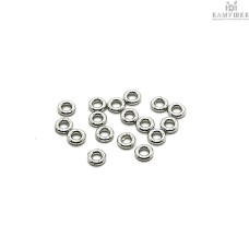 Колечки неразъемные уп. 1гр цвет серебро 4х1,1 мм