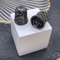 Концевик, цвет черный, 15*20 мм