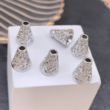 Концевик, цвет серебро 11 мм