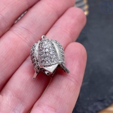 Концевик, цвет серебро, 14,5 мм