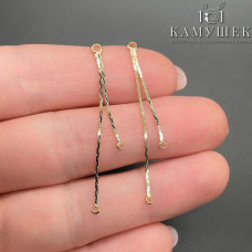 Коннектор двойная цепочка, цвет золото 43х28 мм 