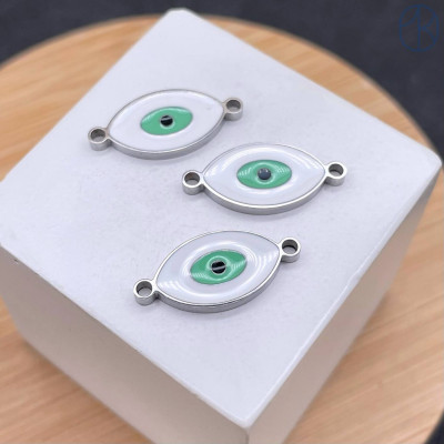 Коннектор глаз сталь 14 мм, цвет серебро