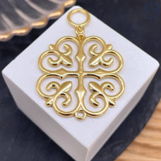 Коннектор национальный №18, цвет золото 32 мм