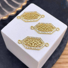 Коннектор национальный №32, цвет золото 24 мм