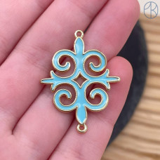 Коннектор национальный №43, цвет золото 33 мм