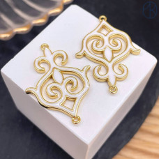 Коннектор национальный №46, цвет золото 30 мм