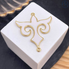 Коннектор национальный №50, цвет золото 35 мм