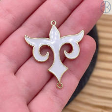 Коннектор национальный №50, цвет золото 35 мм