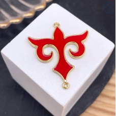 Коннектор национальный №52, цвет золото 35 мм