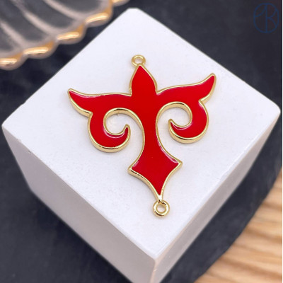 Коннектор национальный №52, цвет золото 35 мм