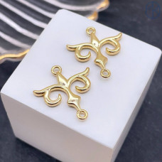 Коннектор национальный №7, цвет золото 21х20 мм