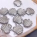 Коннектор ракушка сталь 15 мм, цвет серебро