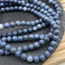 Коралл голубой губчатый 6 мм