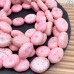 Коралл губчатый розовый овал ~ 24 мм