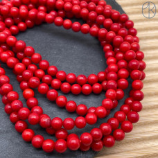 Коралл красный №4 (Коралловые водоросли) 6 мм